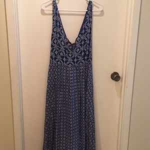 Lulus blue flowy maxi | sz XL